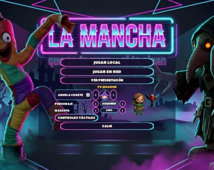 Menú principal de La Mancha